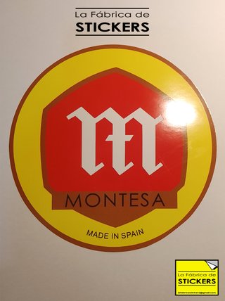 Pegatina MONTESA 15 cm Vinilo impreso Alta calidad