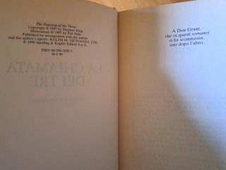 Libro "LA CHIAMATA DEI TRE" di Stephen King