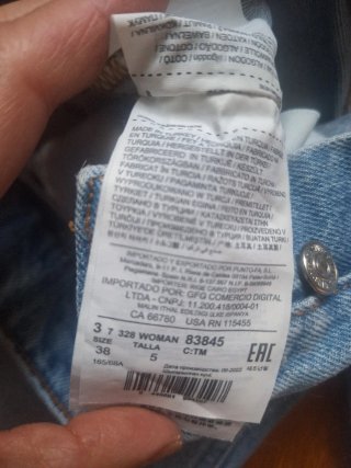 Pantalón vaquero Mango Talla 39