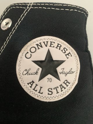 Converse Chuck 70 Talla 37.5 Negras