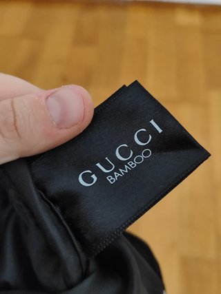 Funda Gucci Bamboo Terciopelo Negra