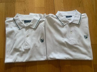 2 polos uniforme TRINITY COLLEGE talla 14