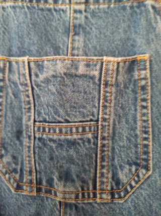 Peto vaquero largo Zara s 36