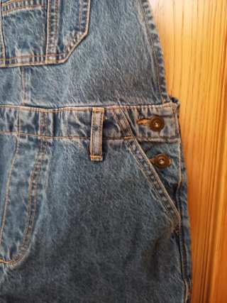 Peto vaquero largo Zara s 36