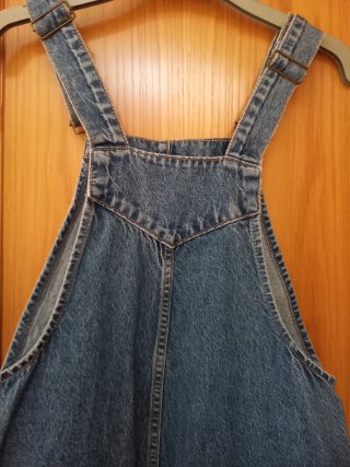 Peto vaquero largo Zara s 36