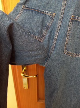 Peto vaquero largo Zara s 36