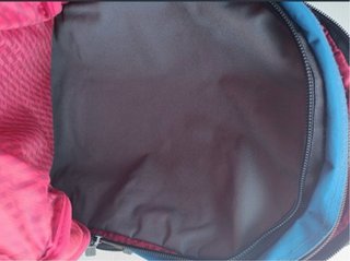 Mochila escolar Tandem Negra y Azul. Impecable