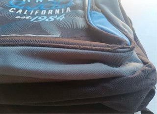 Mochila escolar Tandem Negra y Azul. Impecable