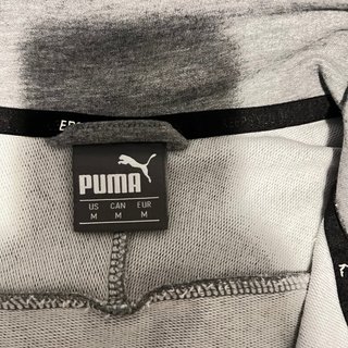 Chaqueta Puma Gris con Logo