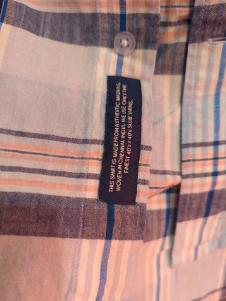 Camisa Gant cuadros azul y rosa