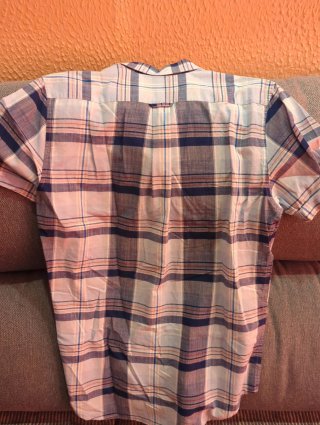 Camisa Gant cuadros azul y rosa