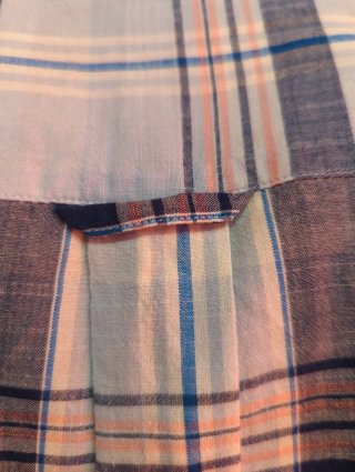 Camisa Gant cuadros azul y rosa