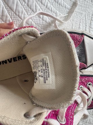 Converse Glitter Talla 35 Rosa