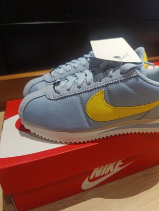 Zapatillas Nike Cortez Azul y Amarillo Originales