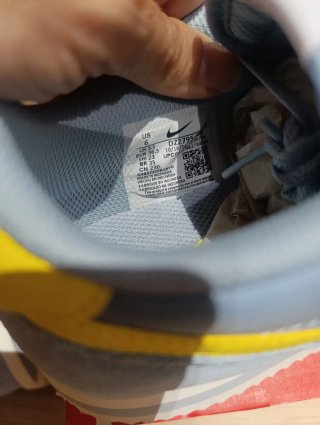 Zapatillas Nike Cortez Azul y Amarillo Originales
