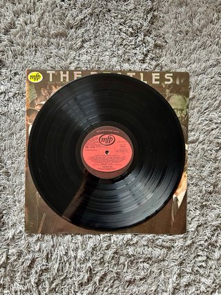 Collezione di vinili dei Beatles