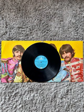 Collezione di vinili dei Beatles