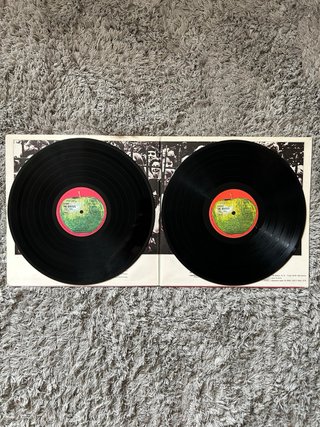 Collezione di vinili dei Beatles