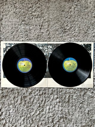 Collezione di vinili dei Beatles