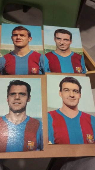 Postal antigua equipo fútbol