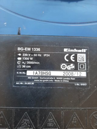Cortacésped Eléctrico Einhell Azul
