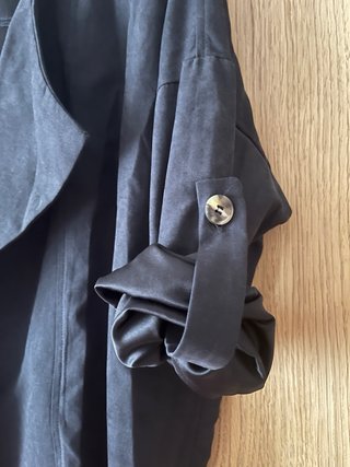 CAMISA NEGRA MANGA LARGA Talla S/36