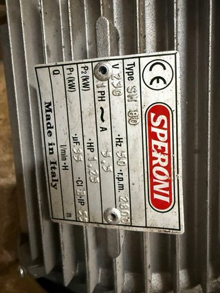 Bomba de agua Speroni IP55