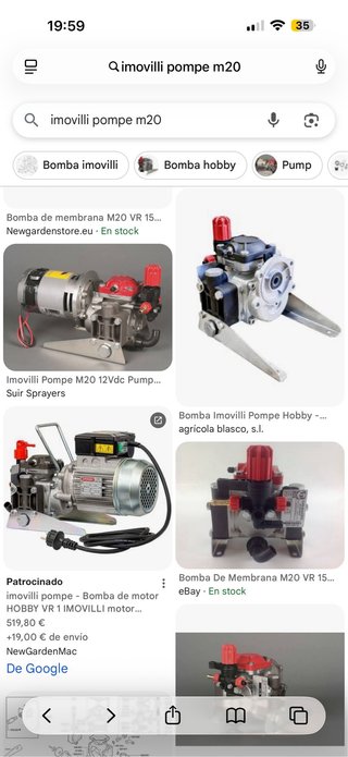 Bomba de agua Speroni IP55