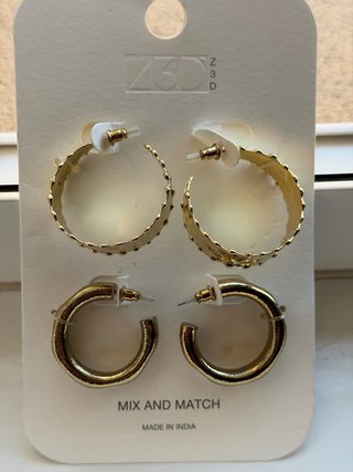 Pendientes Zara dorados