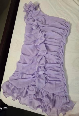 Vestido morado L