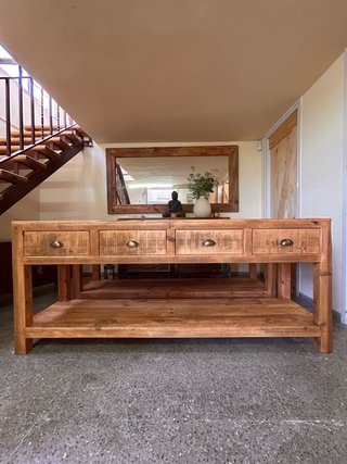 Consola Aparador Pino Macizo Flandes