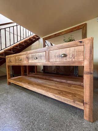 Consola Aparador Pino Macizo Flandes