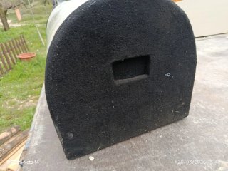 Cajón para altavoces doble con tapa