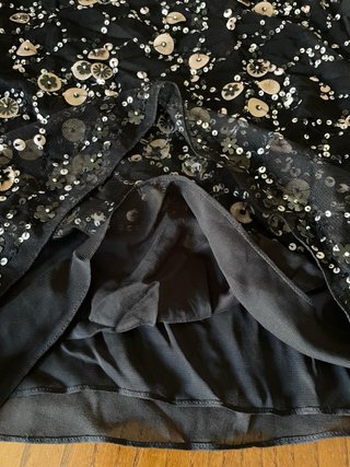 Max Mara Maglia Nera con Paillettes