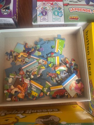 Lote de 6 juegos de mesa infantiles