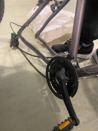 Bicicleta BTWIN para reparar