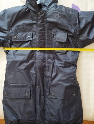 Cazadora militar azul