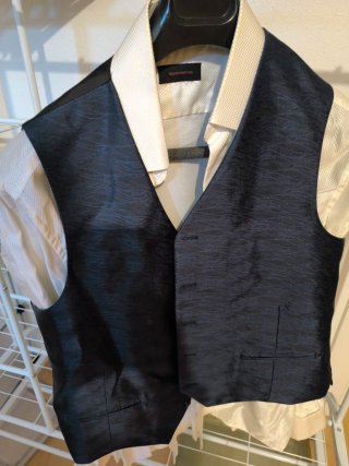 Traje de boda moderno talla 54