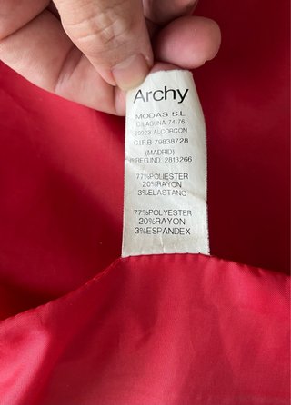 Abrigo Rojo L