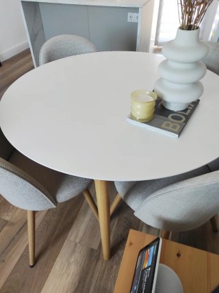 Mesa redonda extensible MARSTRAND 110ø de Jysk