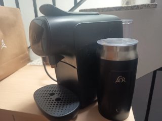 Macchina da caffè L'OR poco usata con schiumatoio