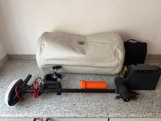 Barca Anexo Neumática con Motor y Remos