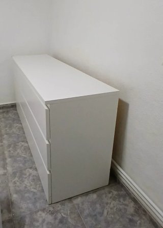 Cómoda Malm 6 cajones blanca Ikea
