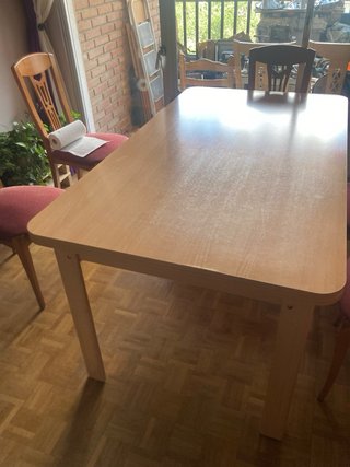 Mesa de comedor extensible madera