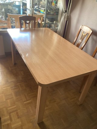 Mesa de comedor extensible madera