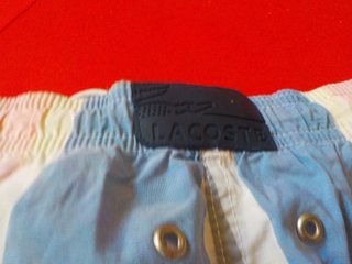 Bañador/Short Rayas Pastel Lacoste T-4