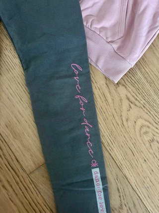 Conjunto Chándal Niña Rosa y Gris 11-12 años
