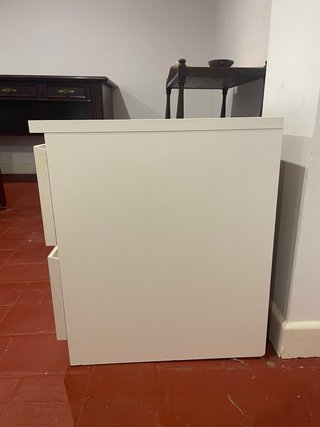 Mesita de noche Ikea blanca