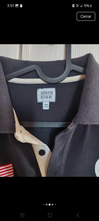 Polo Armani Junior USA Talla S