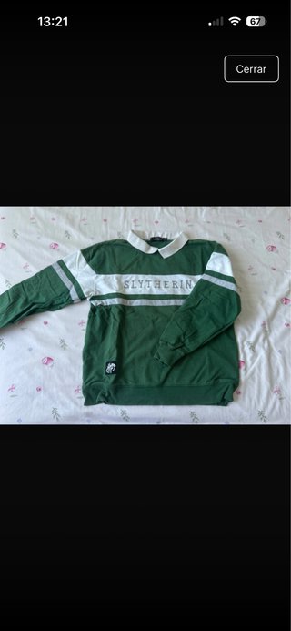 Sudadera Harry Potter Slytherin Verde